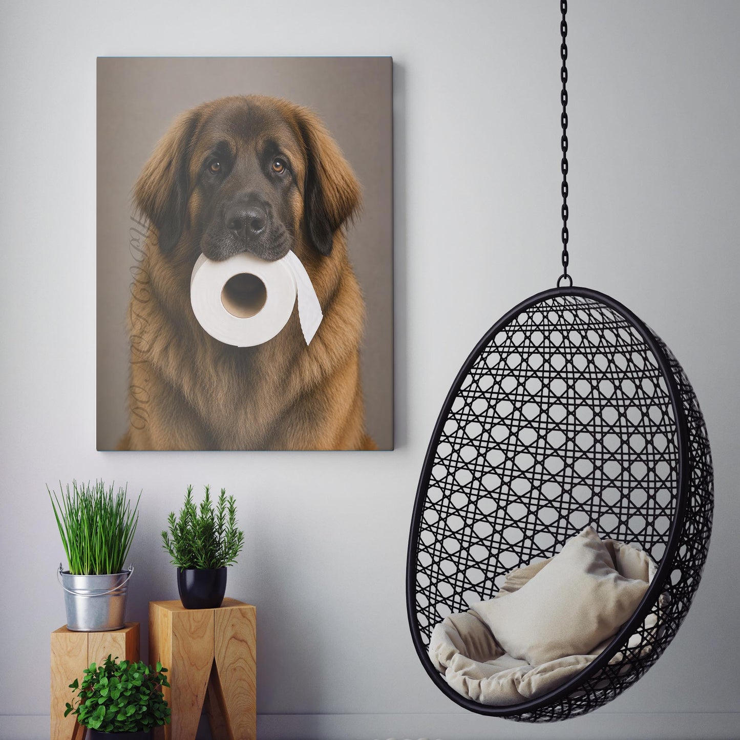 Leonberger Dog Toilet Paper
