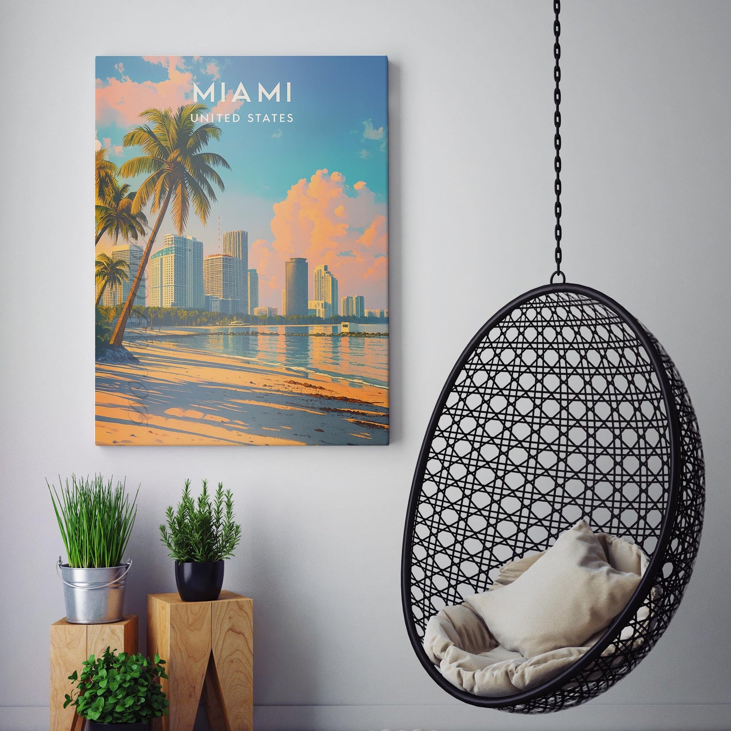 Miami Vintage Travel Poster