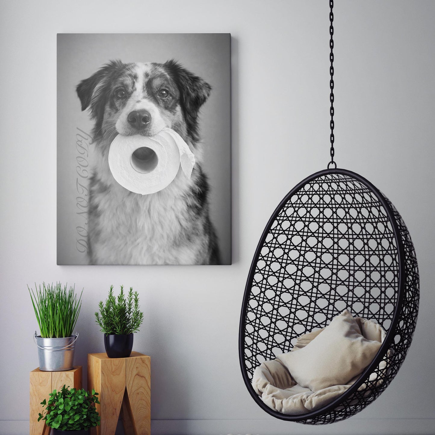 Australian Shepherd Dog Toilet Paper