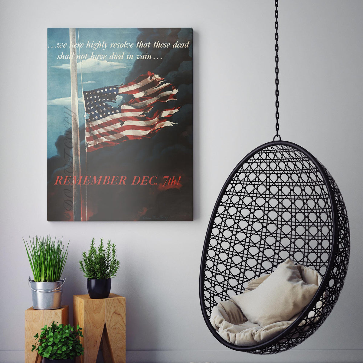 Remember December 7th Pearl Harbor Poster