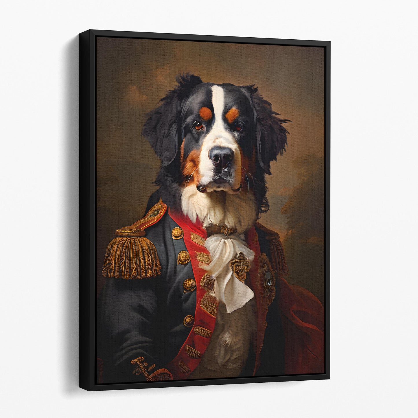 Bernese Mountain Dog Aristocrat Portrait