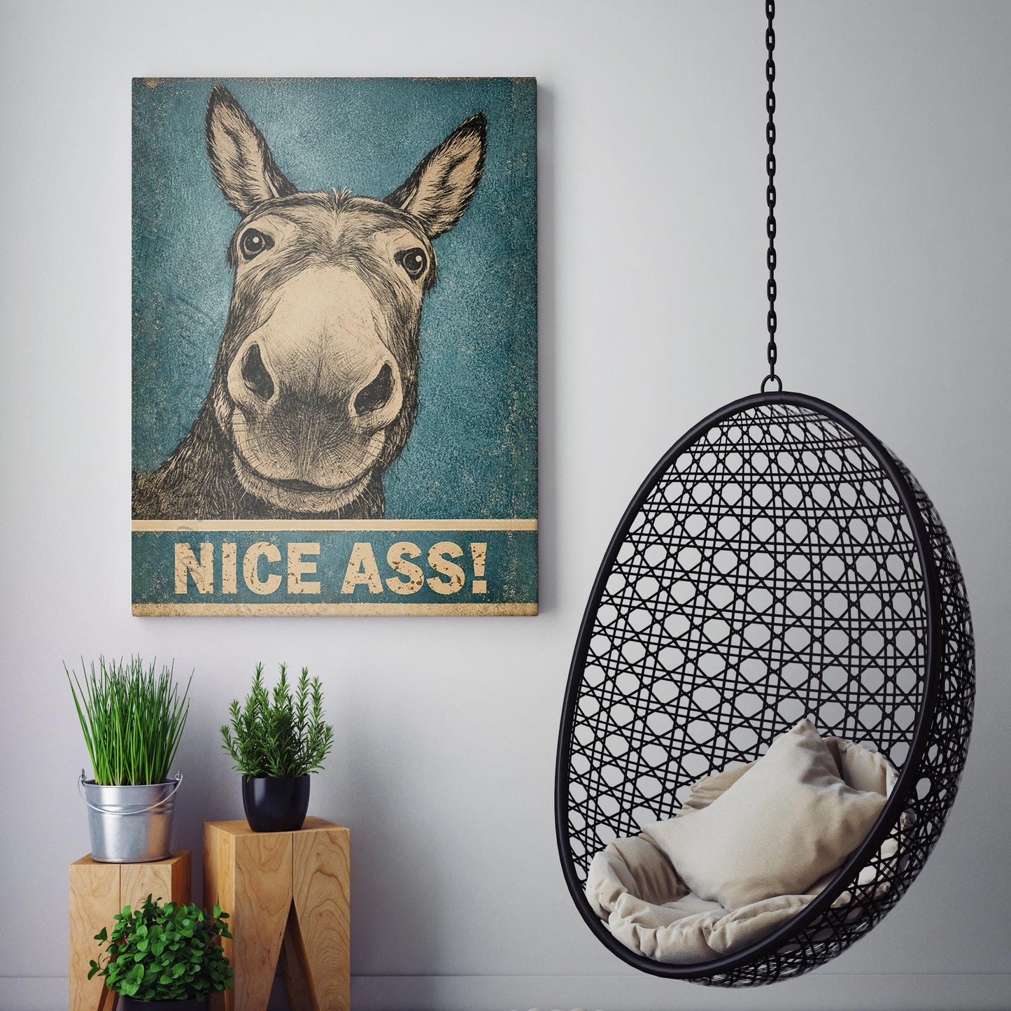 Nice Ass Donkey Bathroom Sign