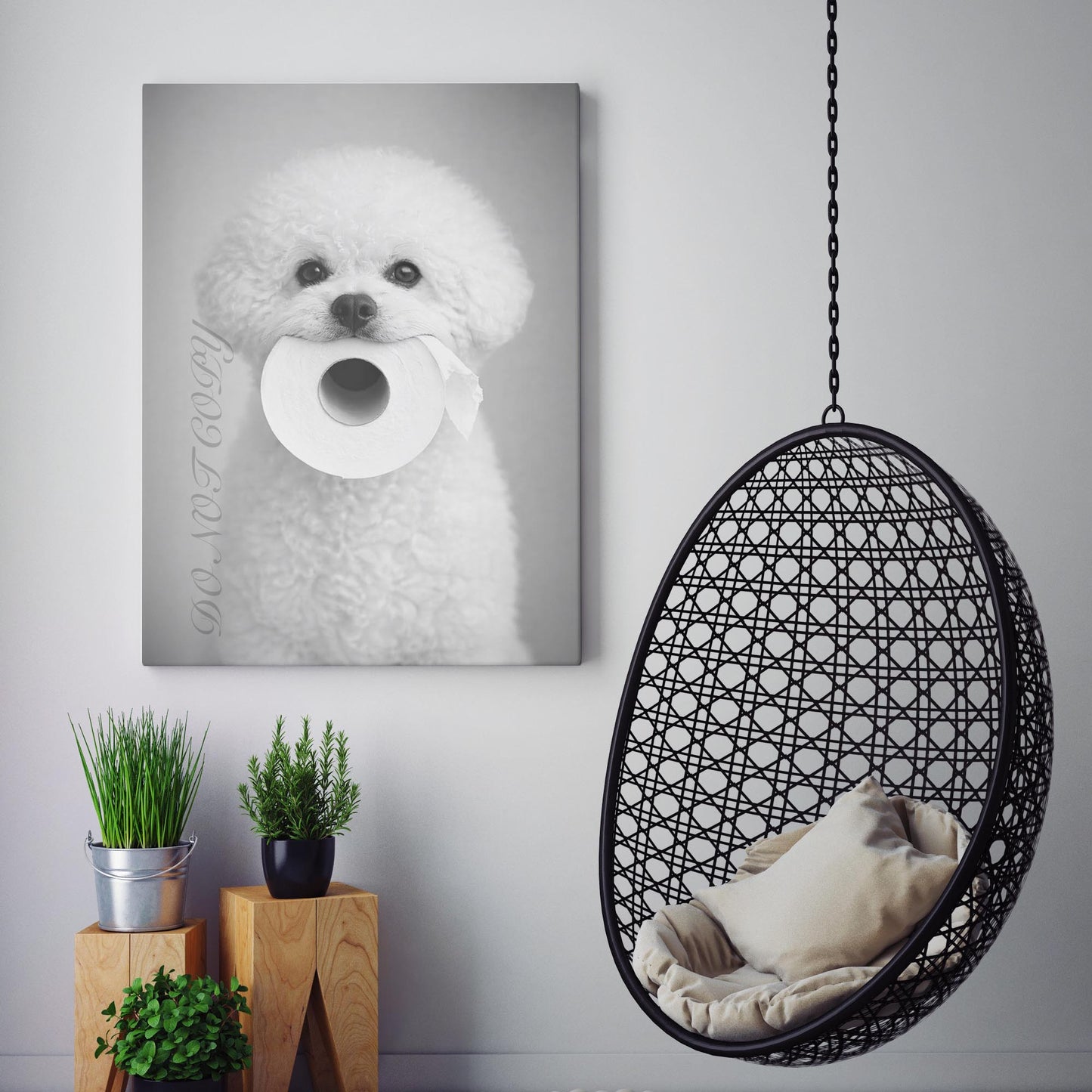 Bichon Frise Toilet Paper