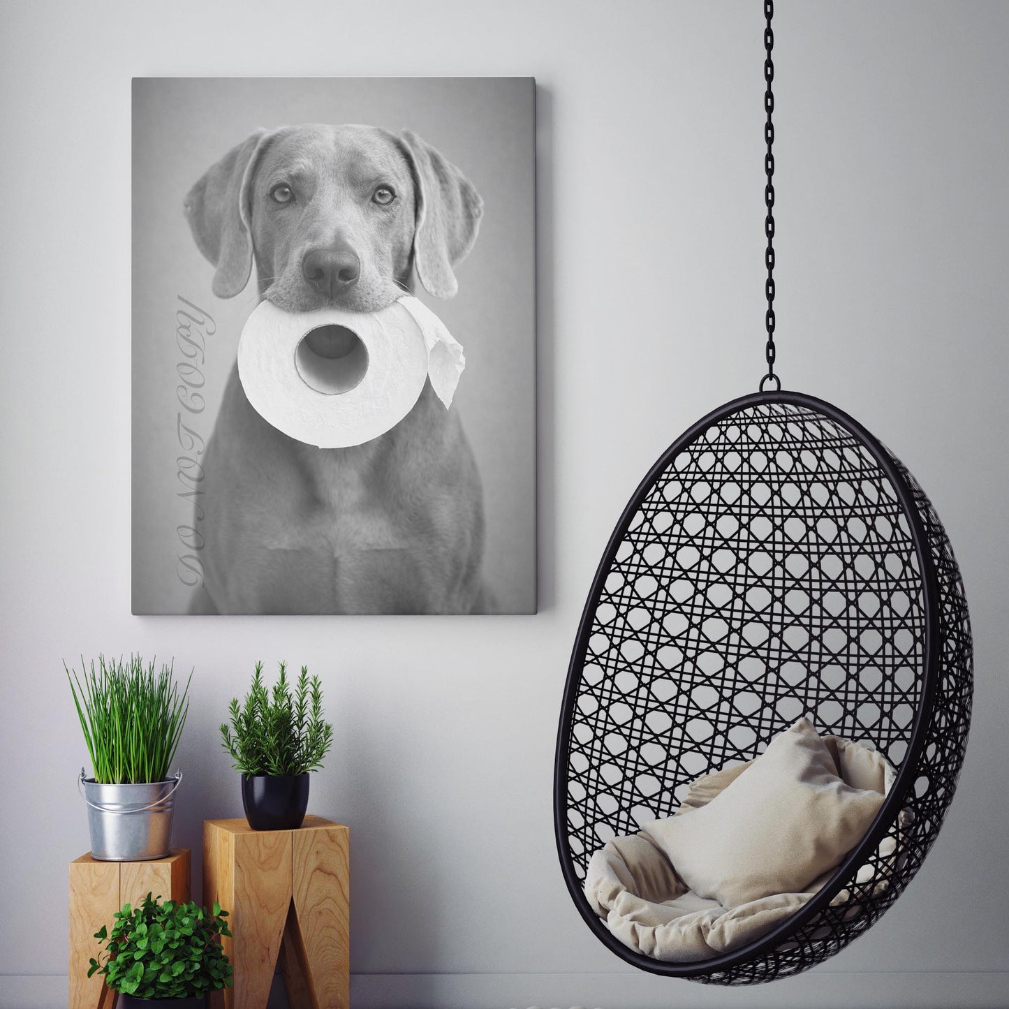 Weimaraner Dog Toilet Paper