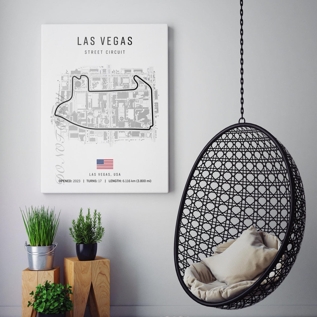 Las Vegas Grand Prix Race Track Map