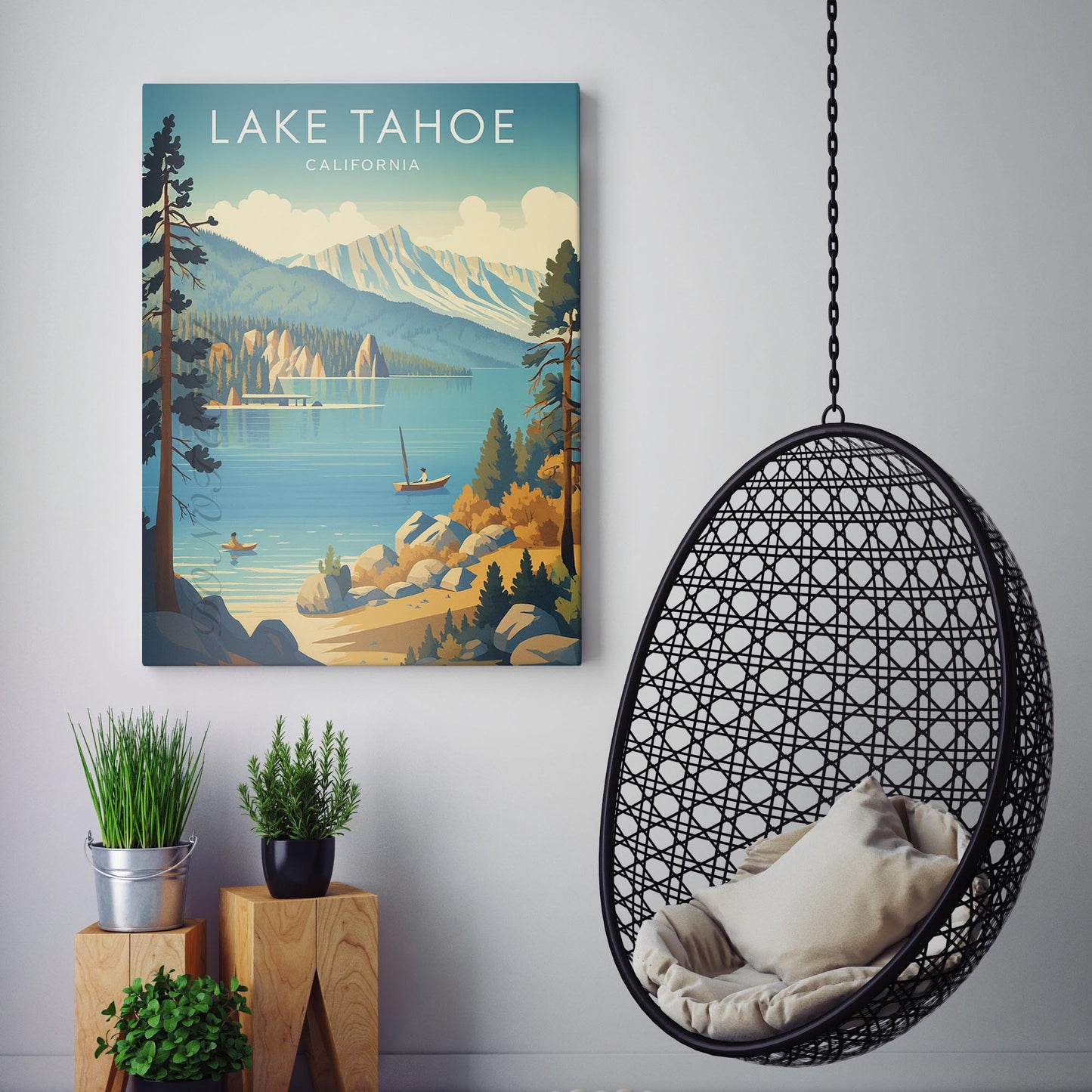 Lake Tahoe Travel Poster