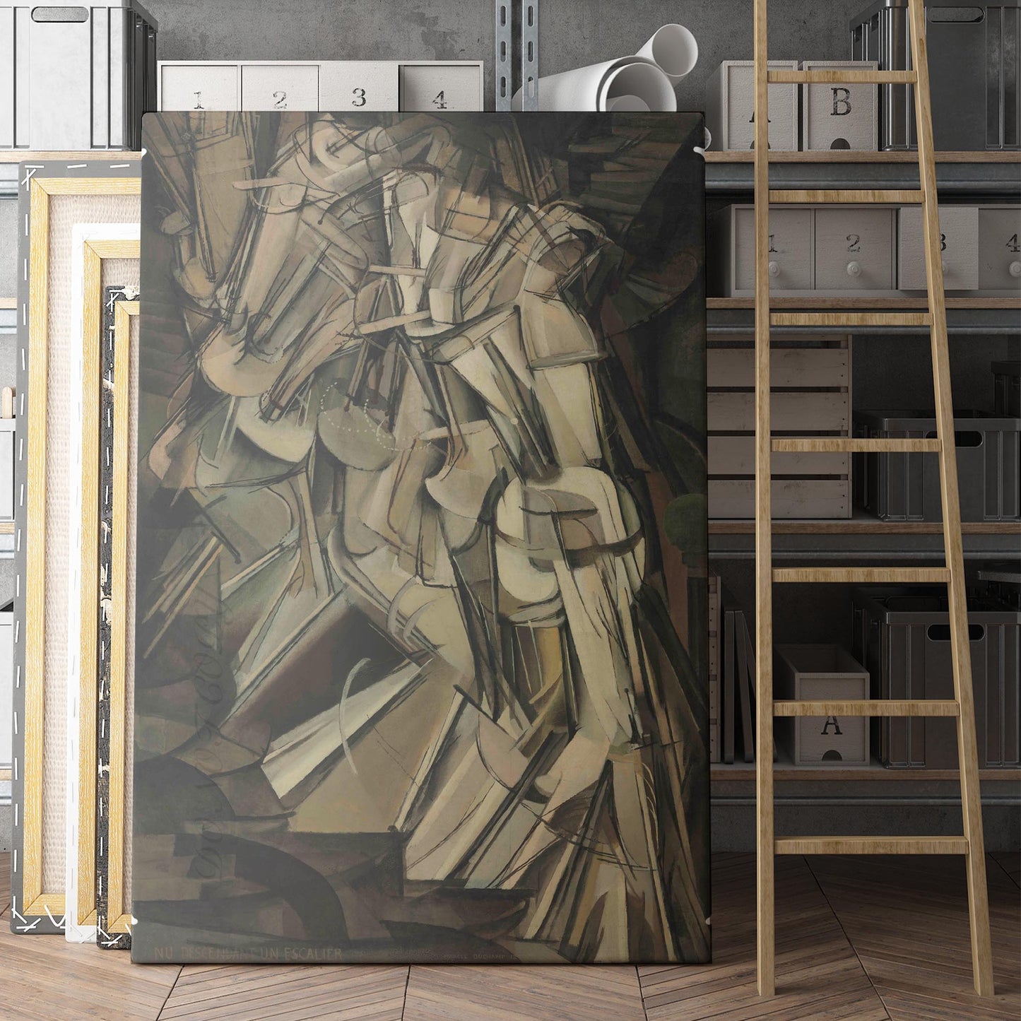 Nude Descending a Staircase, No. 2 by Marcel Duchamp