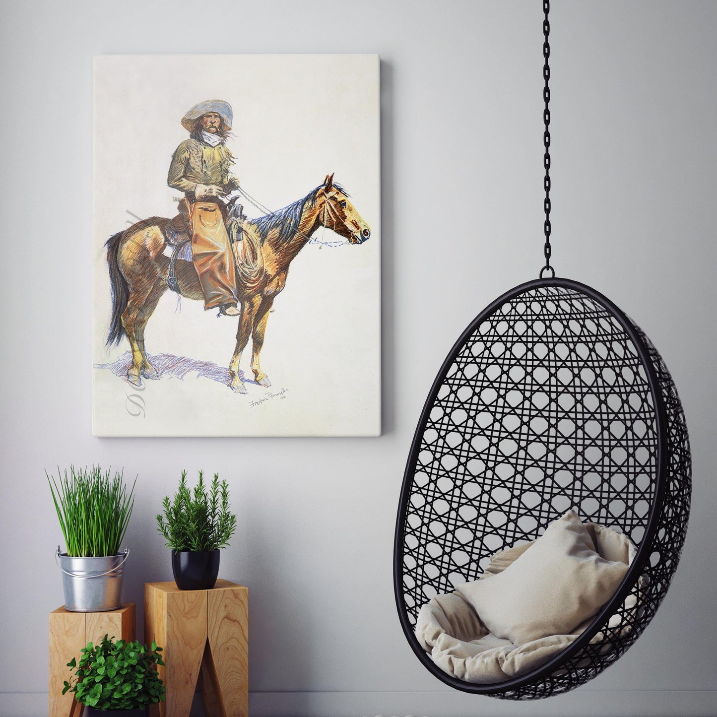 Arizona Cowboy by Frederic Remington