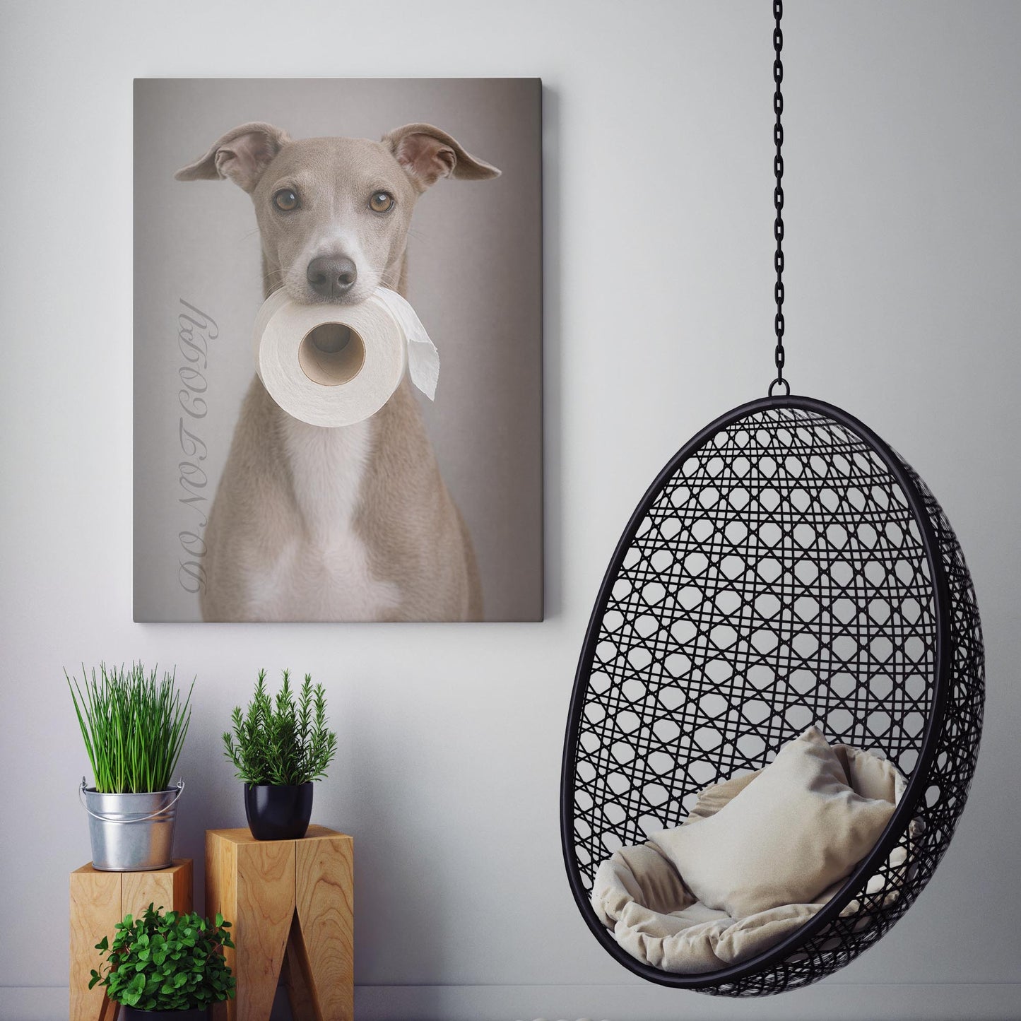 Italian Greyhound Dog Toilet Paper