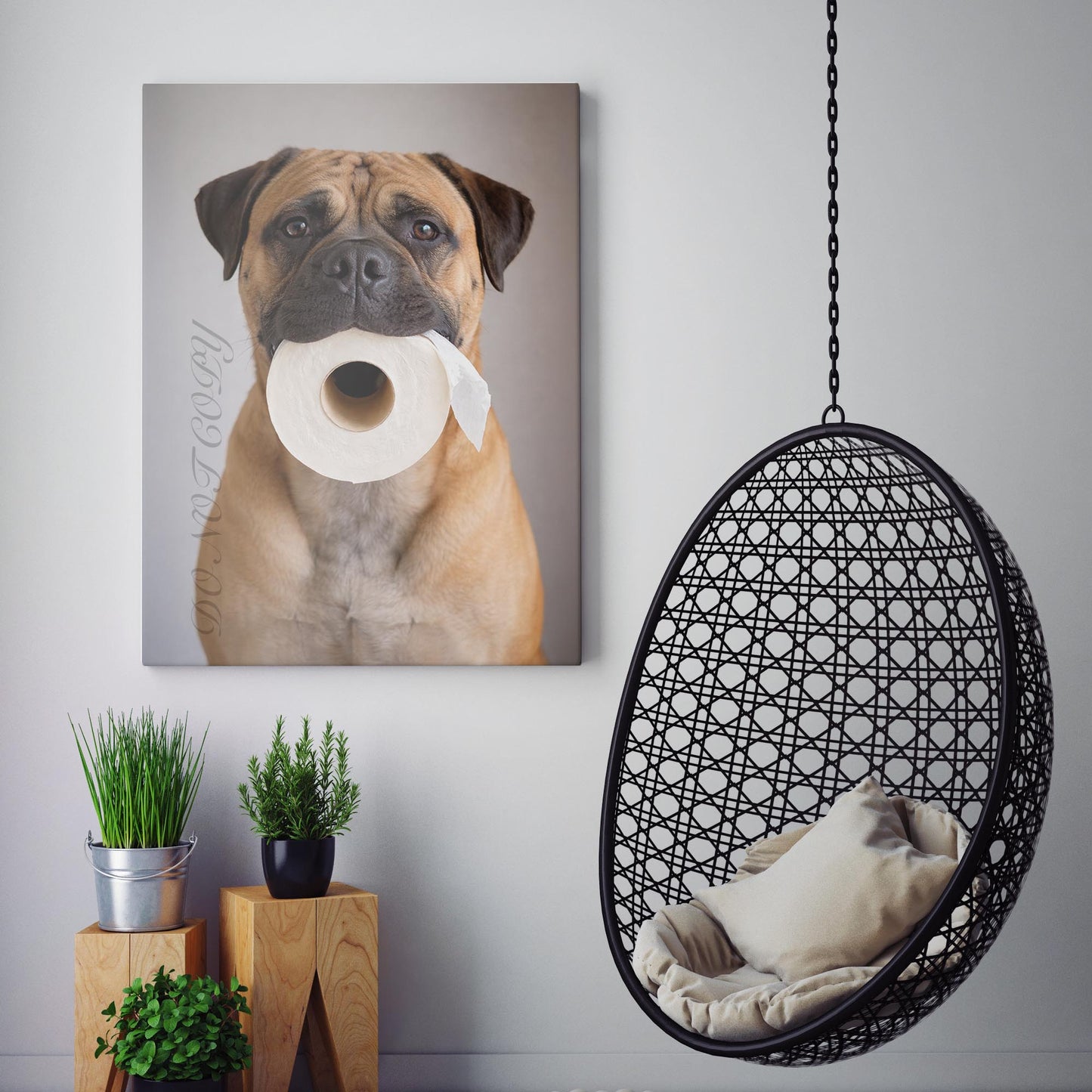 Bullmastiff Dog Toilet Paper
