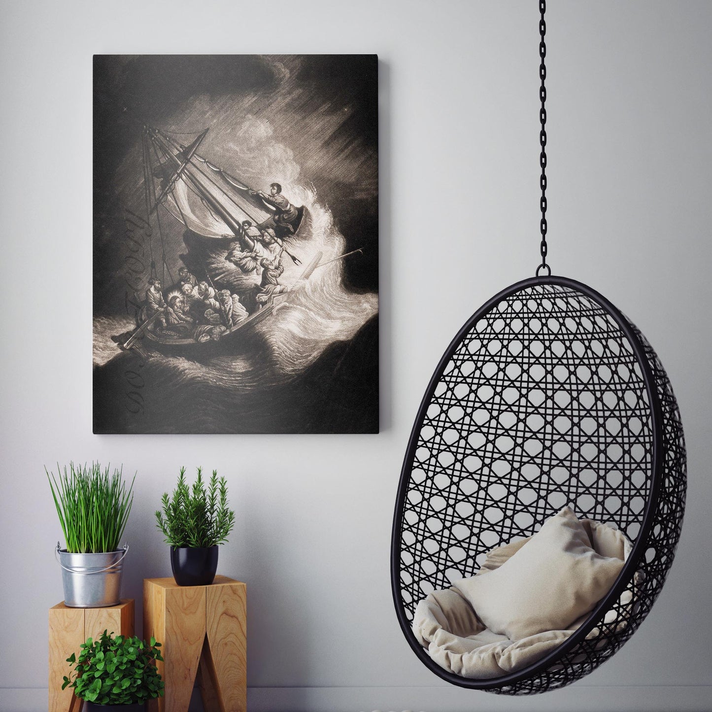 Christ And The Apostles In The Storm On The Sea Of Galilee