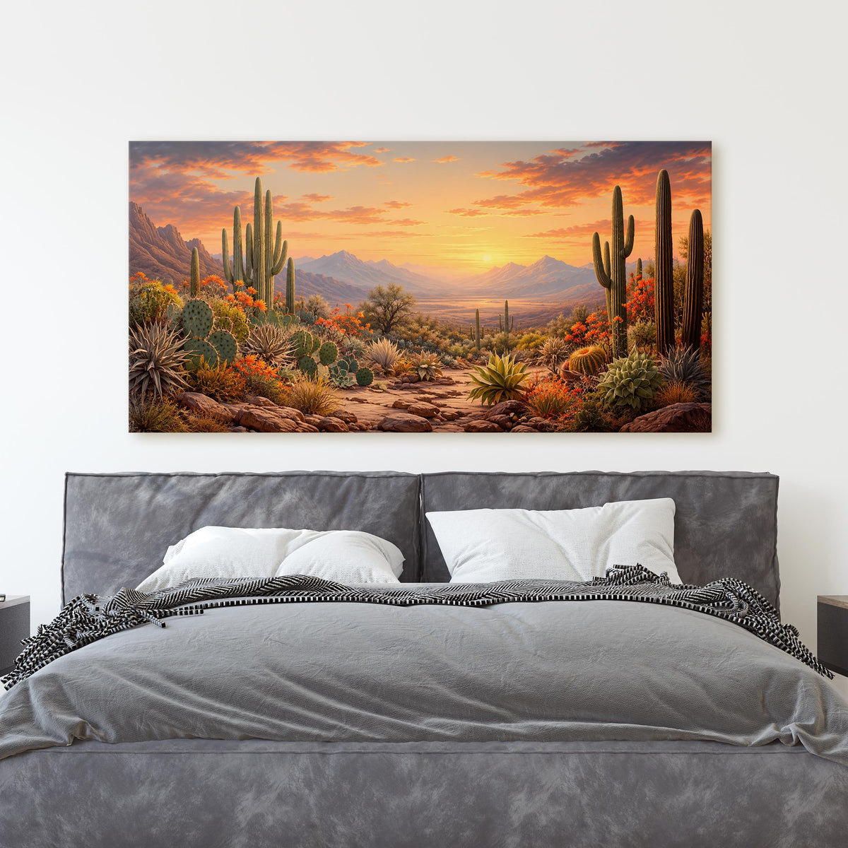 Desert Valley Sunset