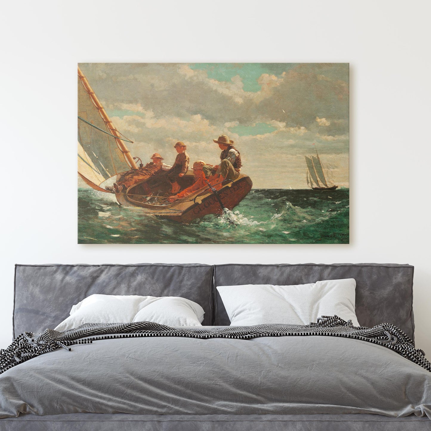 Breezing Up (A Fair Wind) by Winslow Homer