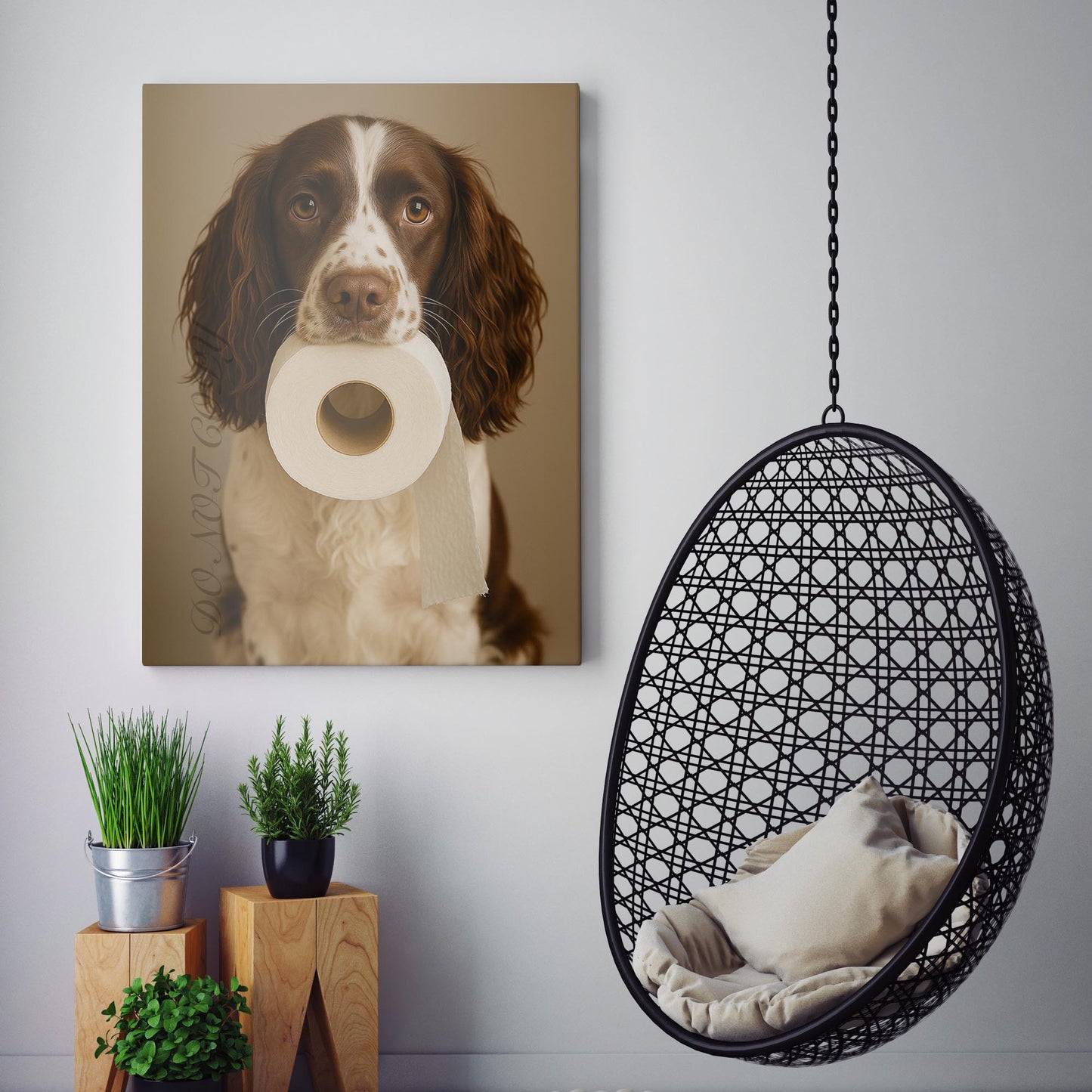 English Springer Spaniel Dog Toilet Paper