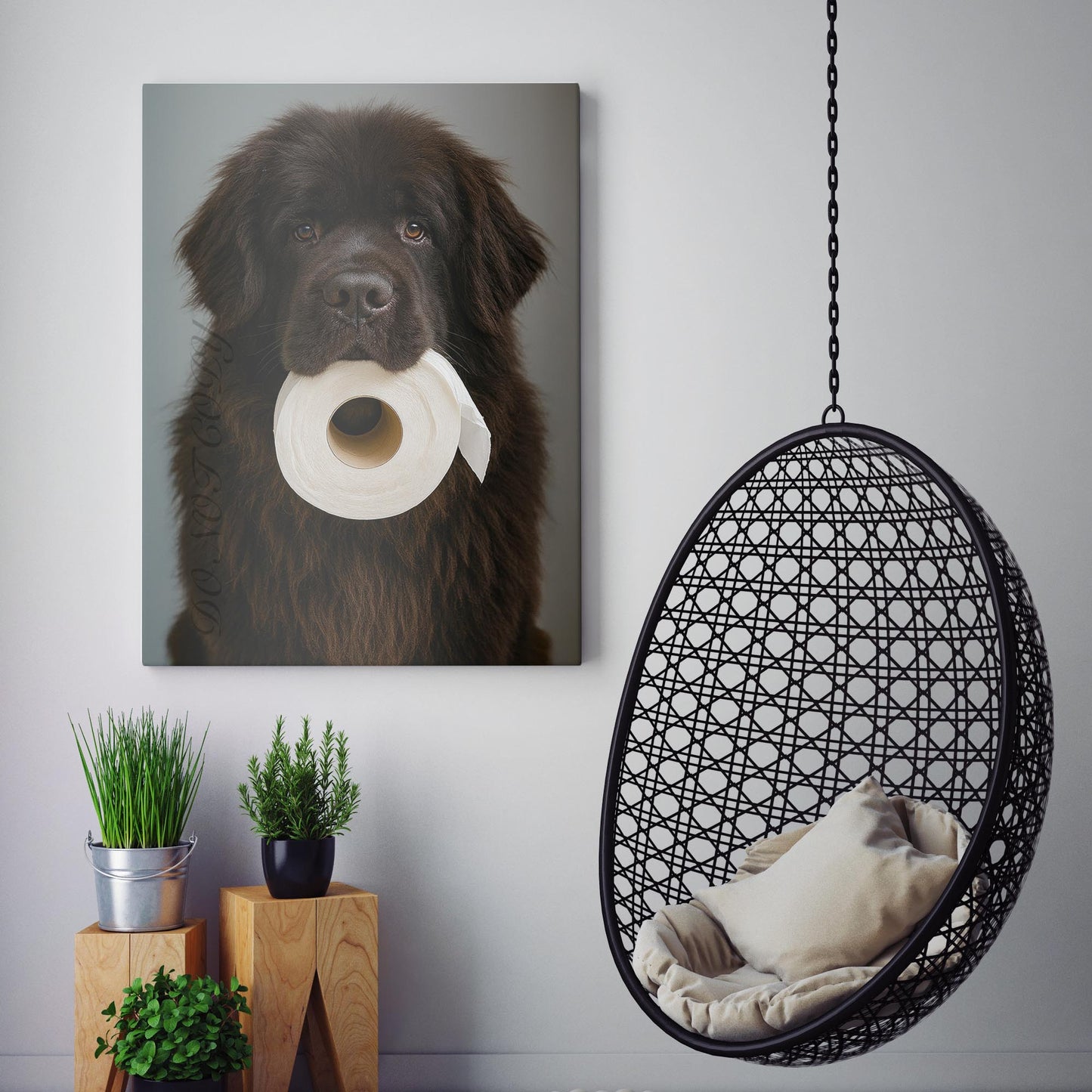 Newfoundland Dog Toilet Paper