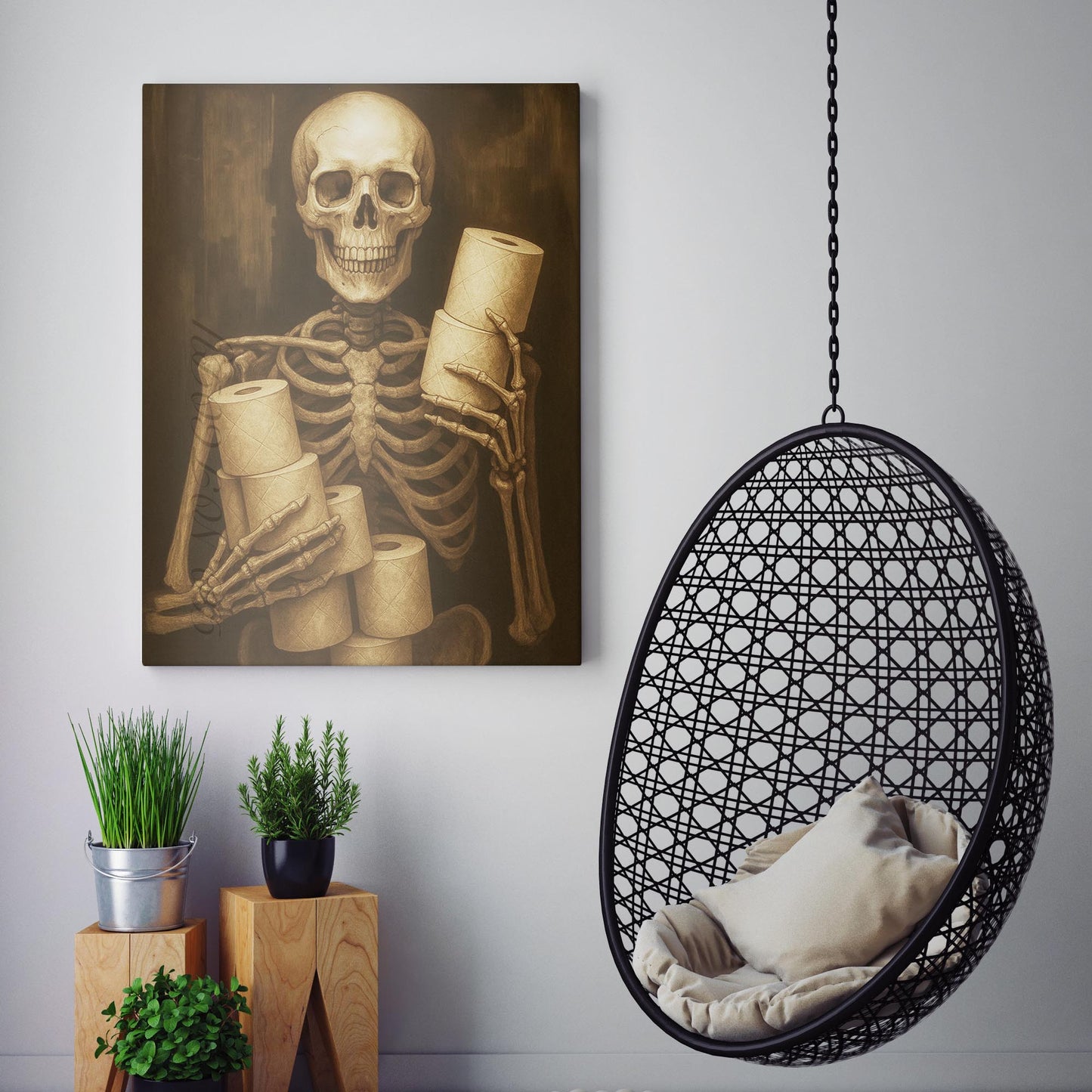 Skeleton Toilet Paper