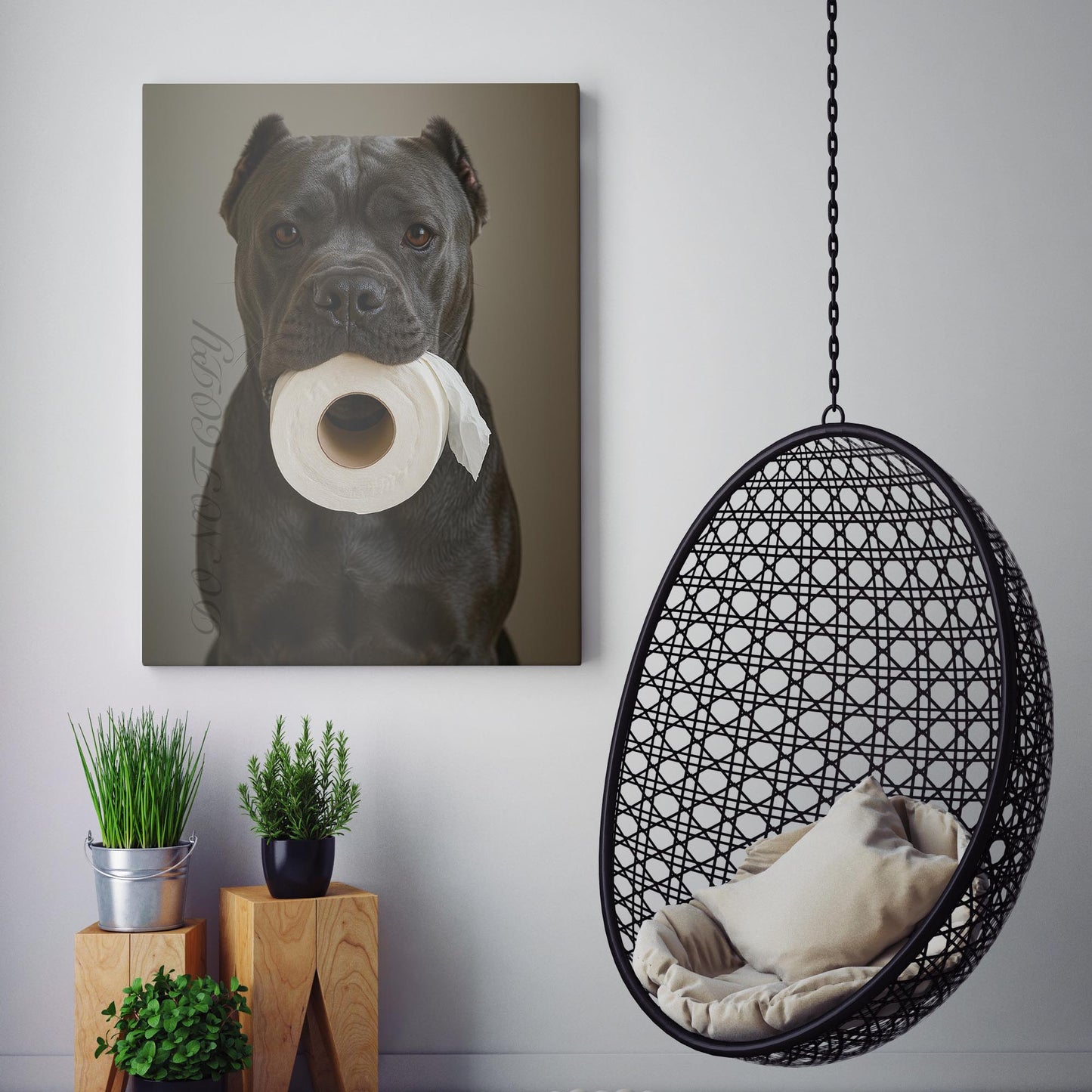 Cane Corso Dog Toilet Paper