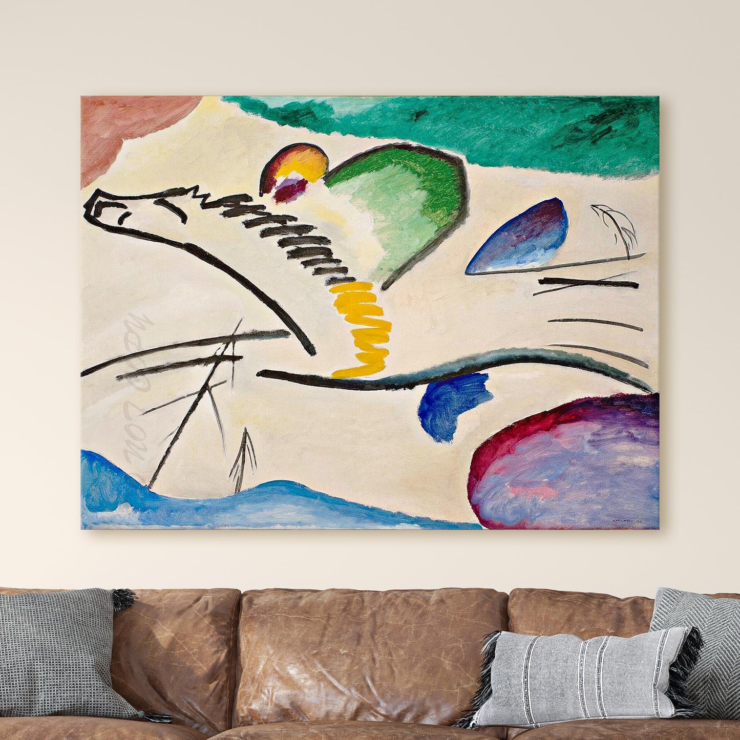 Lyrically (Lyrisches) by Kandinsky