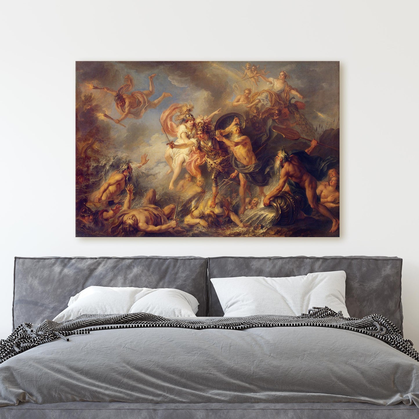 Fury of Achilles by Charles-Antoine Coypel
