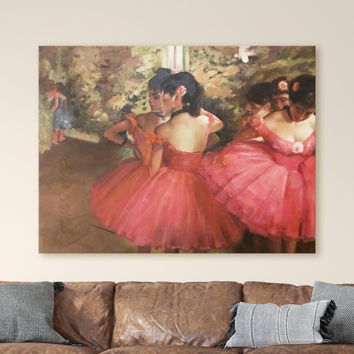 Dancers in Pink by Edgar Degas