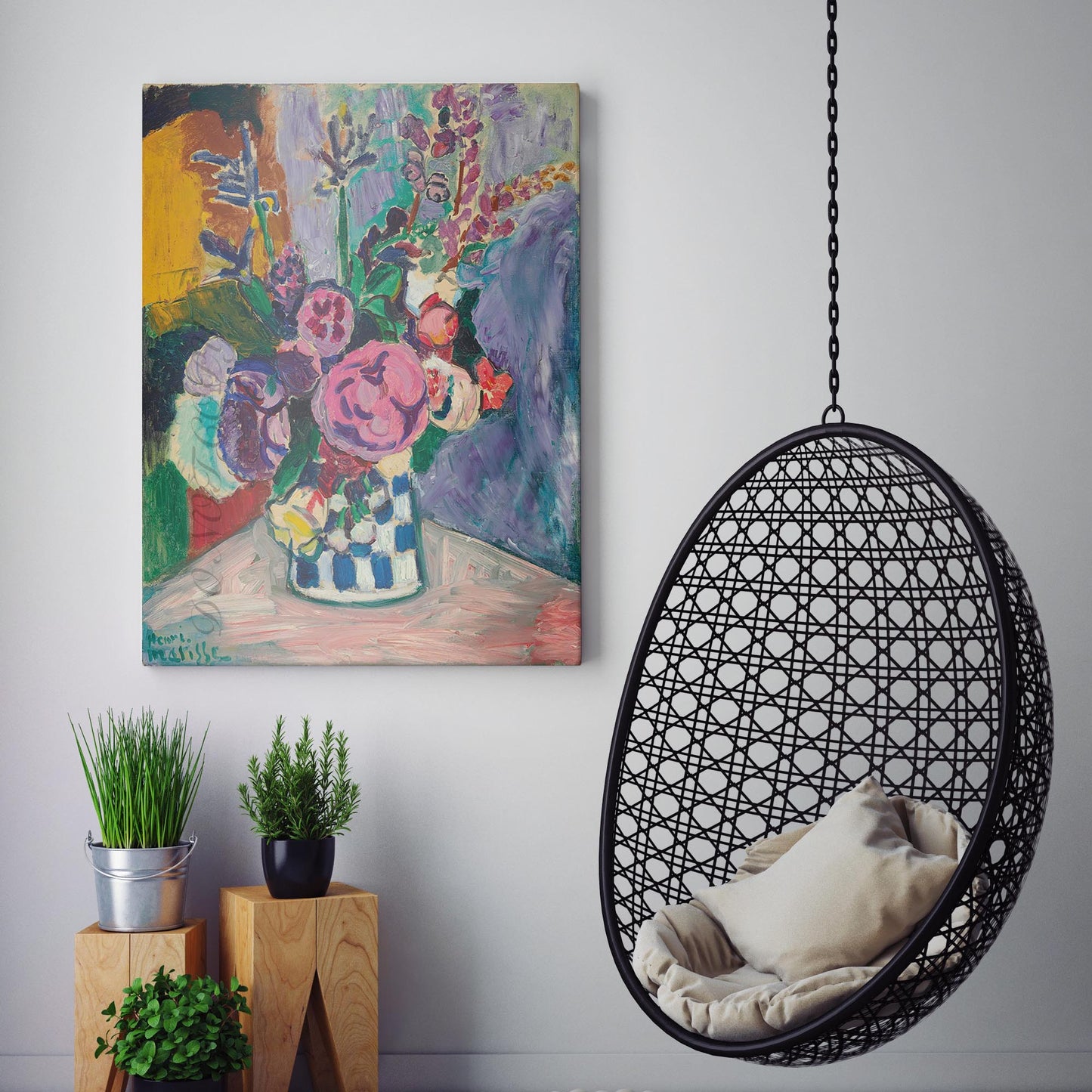 Les Pivoines - Still Life of Peonies in a Vase 1907 by Henri Matisse