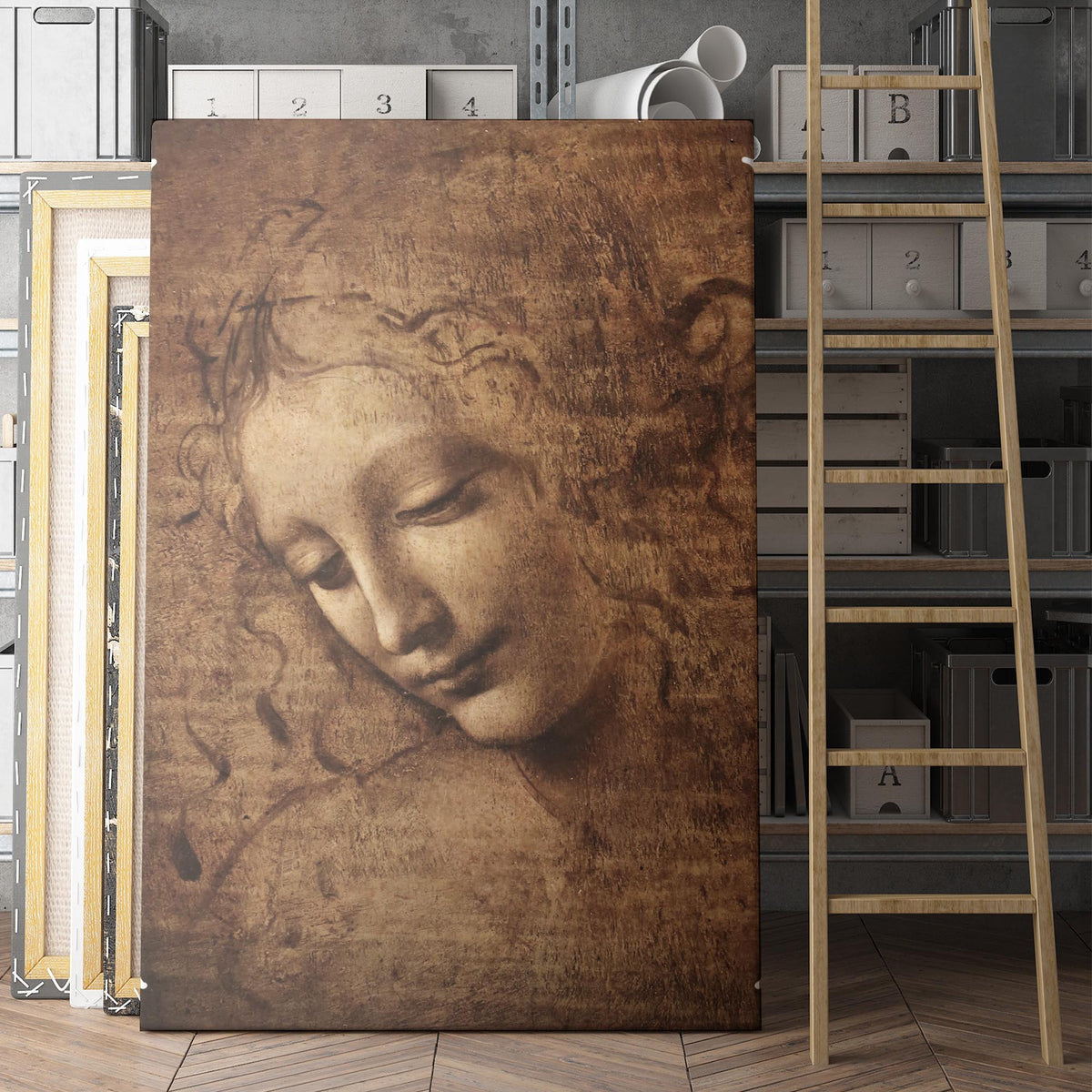 La Scapigliata by Leonardo da Vinci