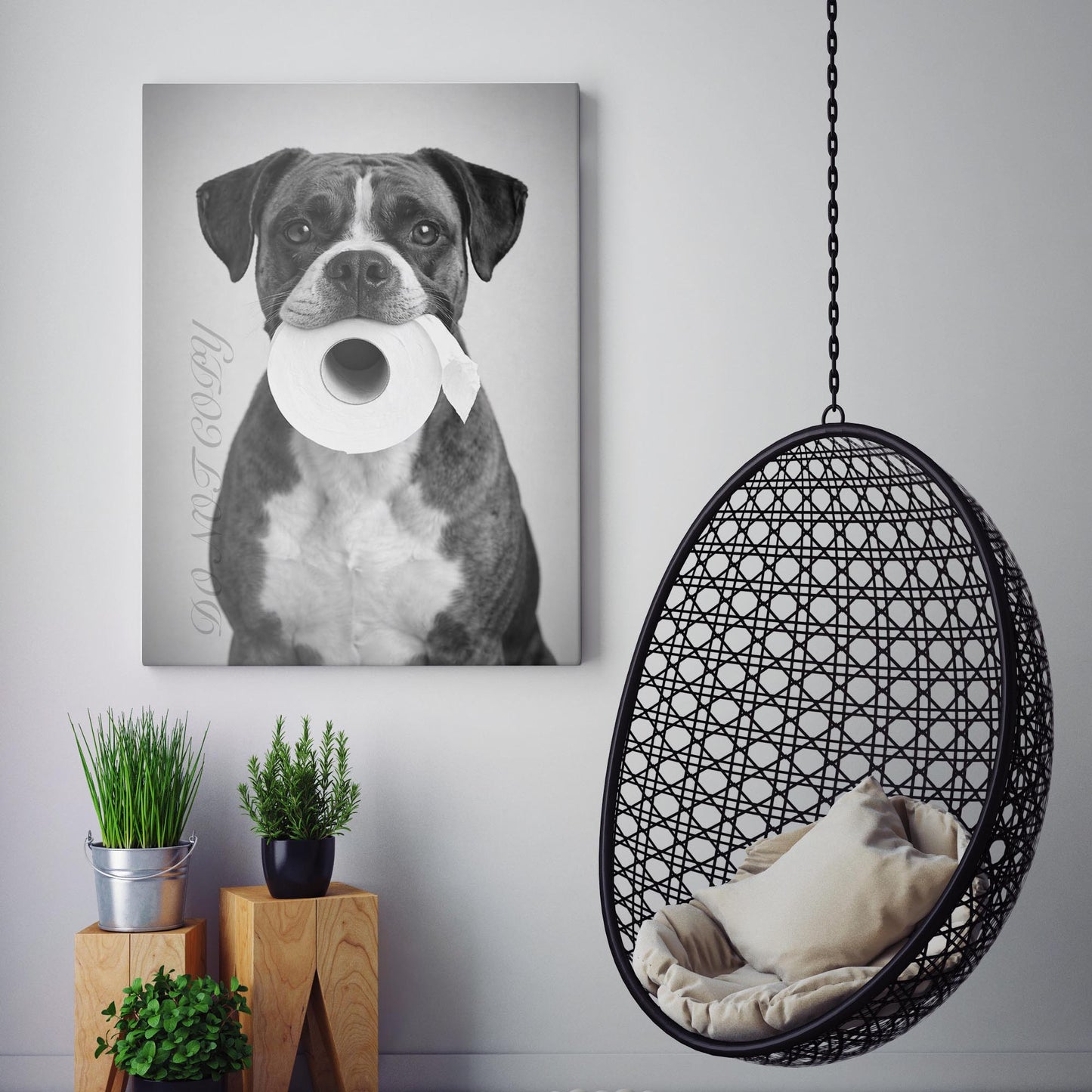 Boxer Dog Toilet Paper