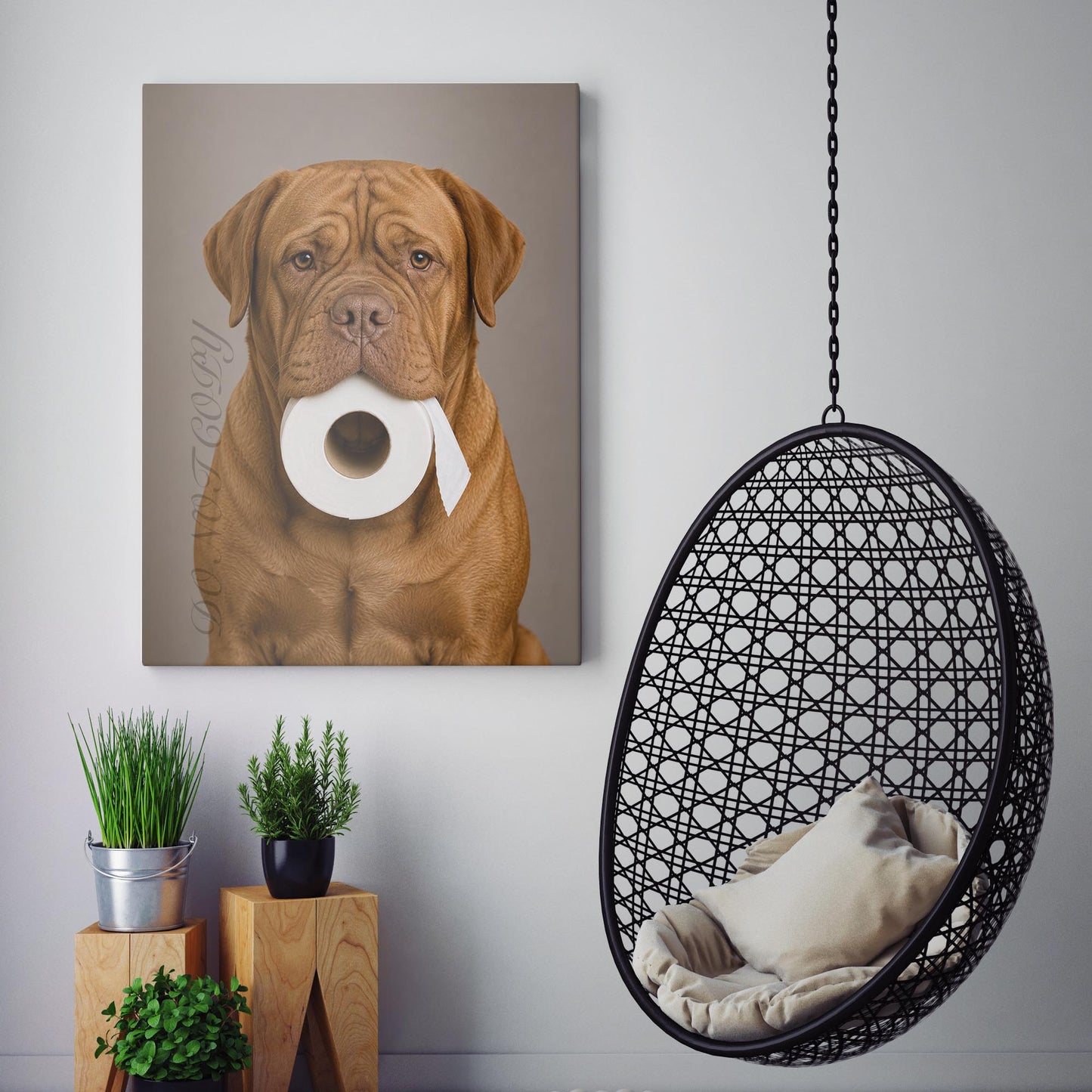 Dogue de Bordeaux Toilet Paper