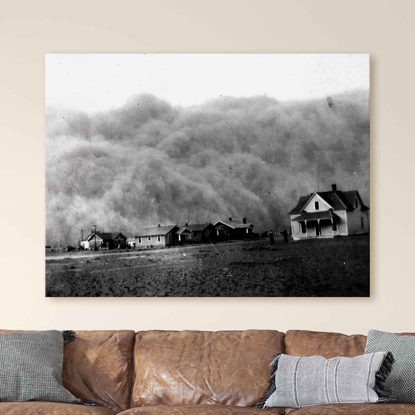 The Dust Bowl - Dust Storm in Stratford, Texas