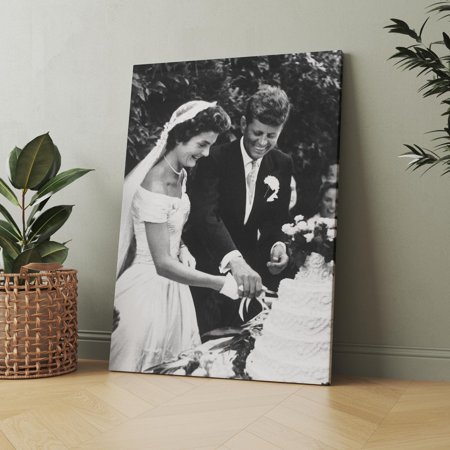 John F Kennedy (JFK) and Jackie Kennedy Wedding