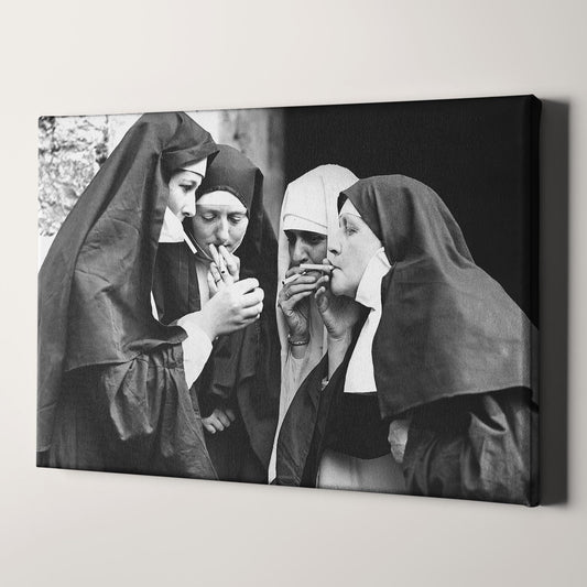 Nuns Smoking Cigarettes