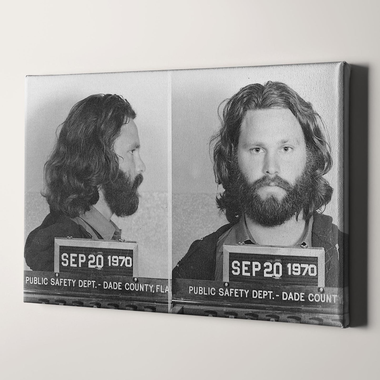 Jim Morrison Prison Mugshot The Doors