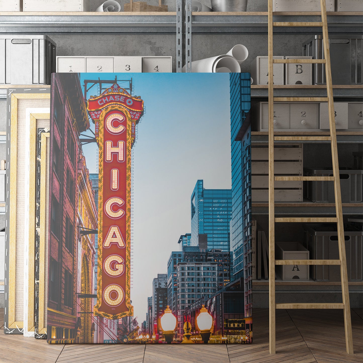 The Chicago Theatre Sign