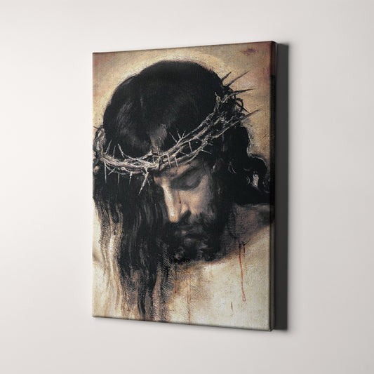 Christ Crucified Detail of Head Jesus on Cross