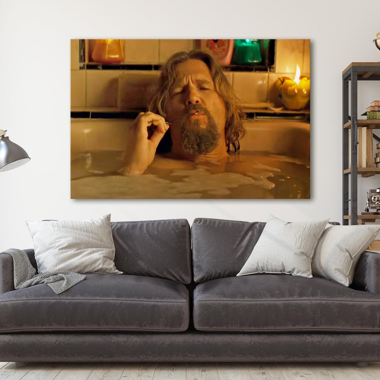 The Big Lebowski Dude in Bathtub