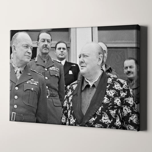 Winston Churchill & Dwight D Eisenhower