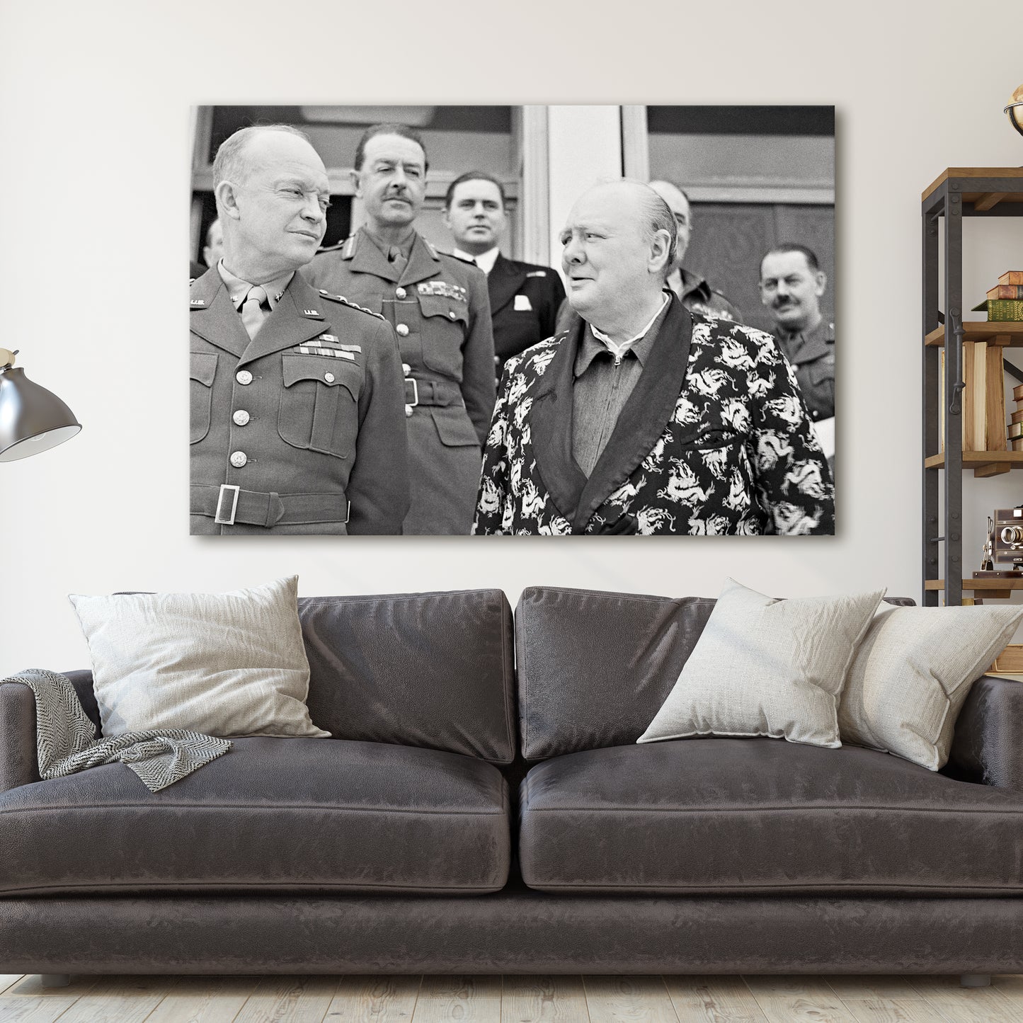 Winston Churchill & Dwight D Eisenhower