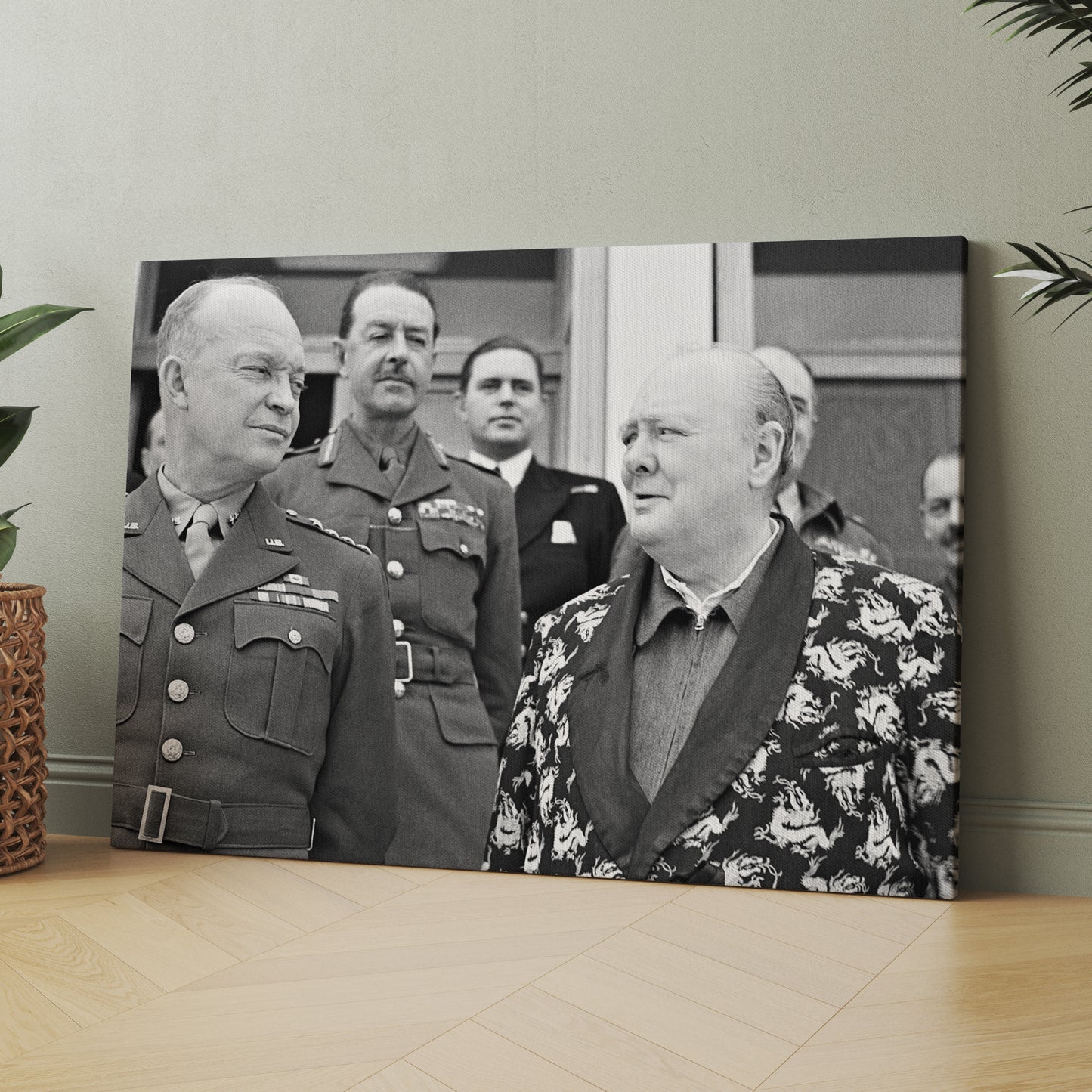 Winston Churchill & Dwight D Eisenhower