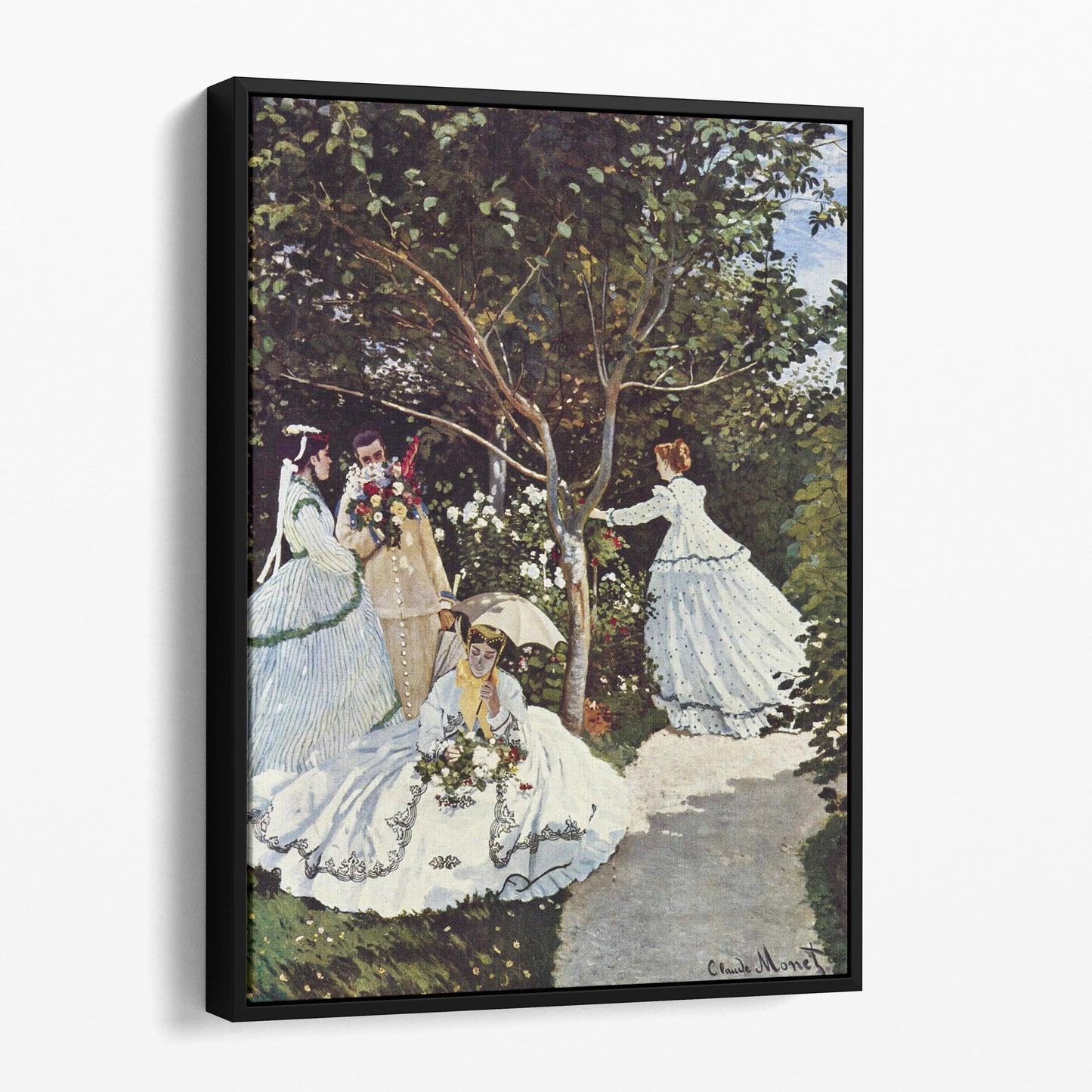 Women in the Garden (1866) by Claude Monet