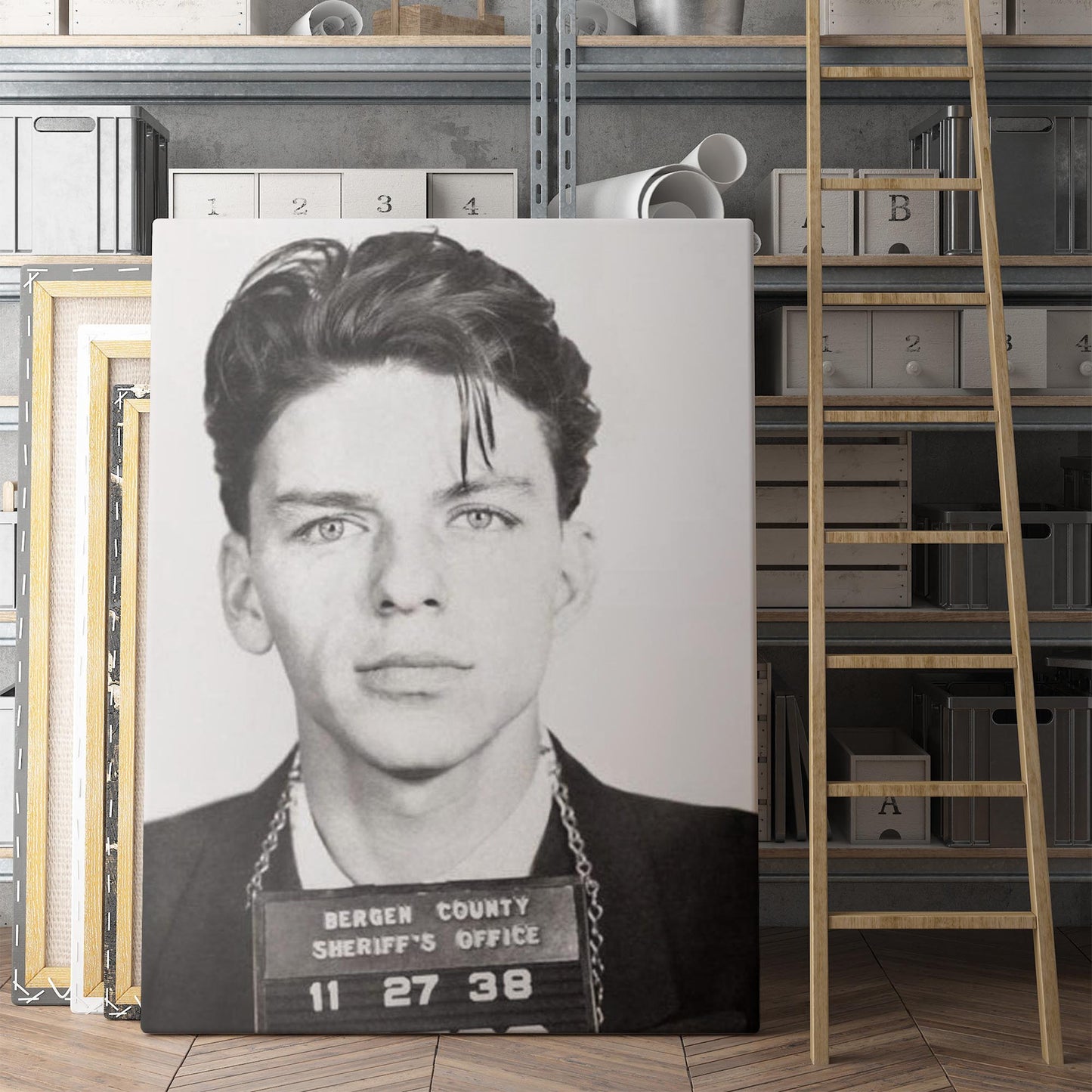 Frank Sinatra Prison Mug Shot