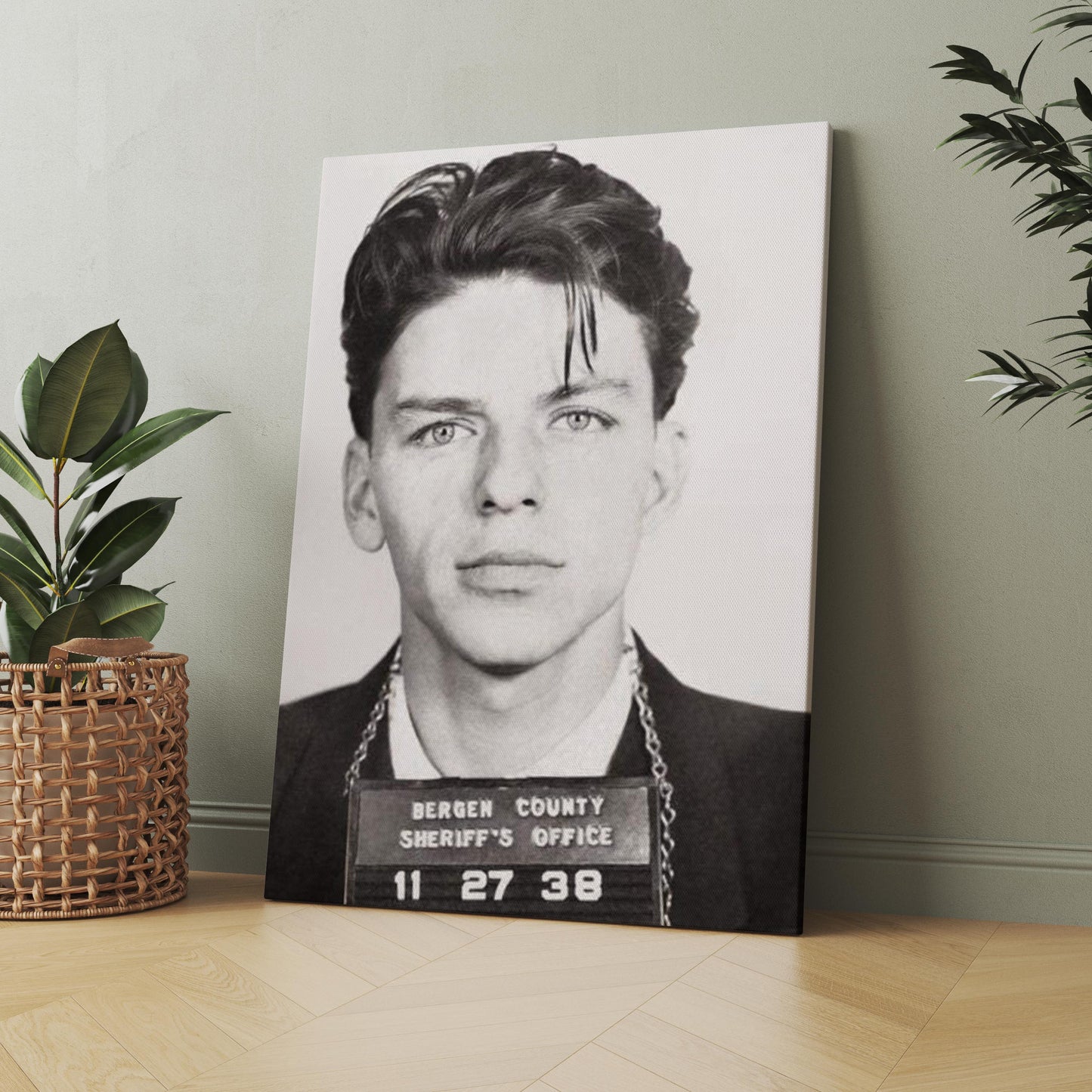 Frank Sinatra Prison Mug Shot