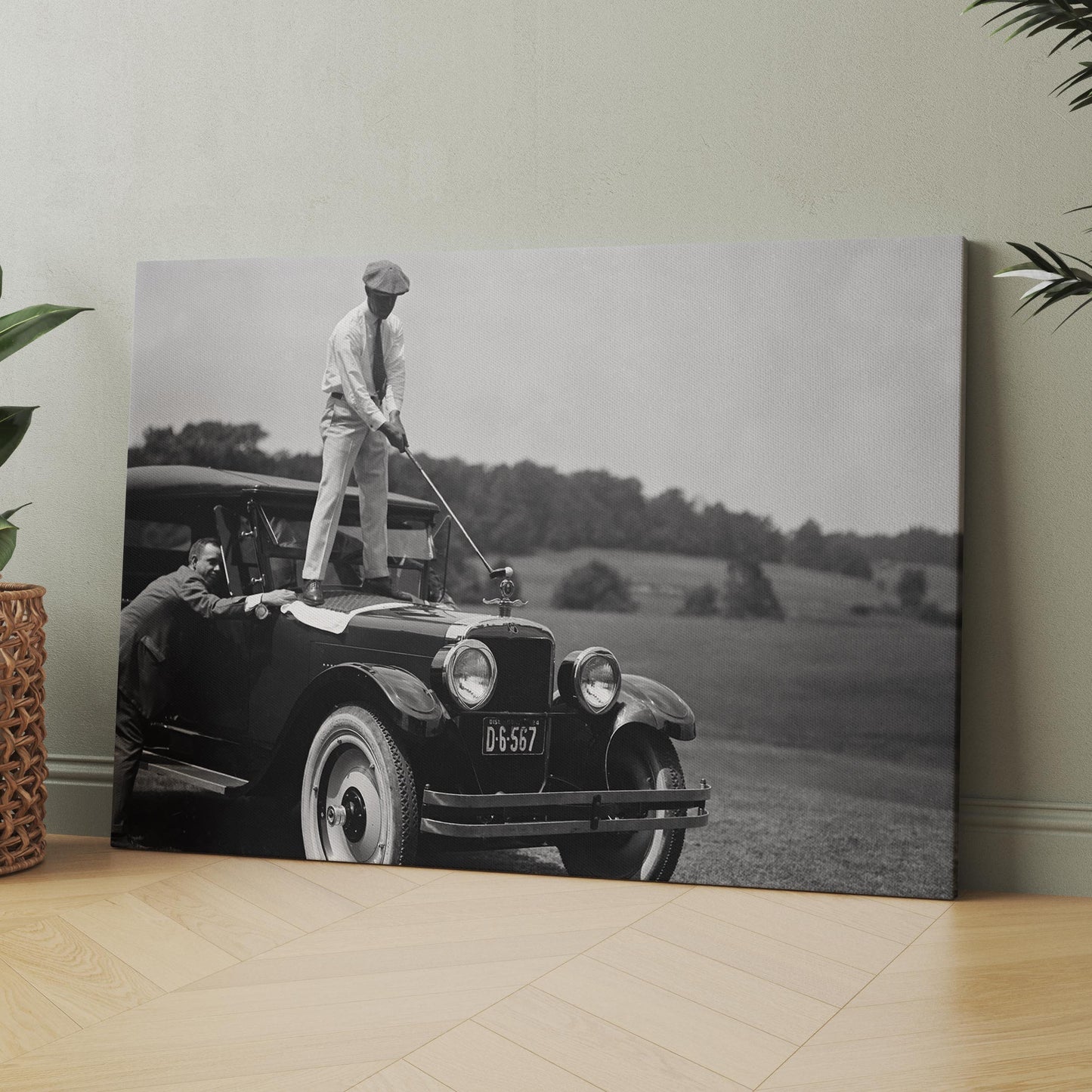 Golfing On Top Of Car