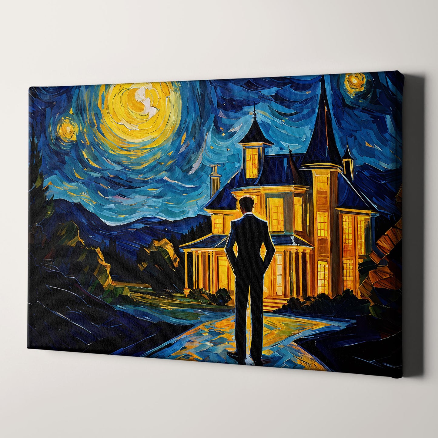 The Great Gatsby as Van Gogh Starry Night