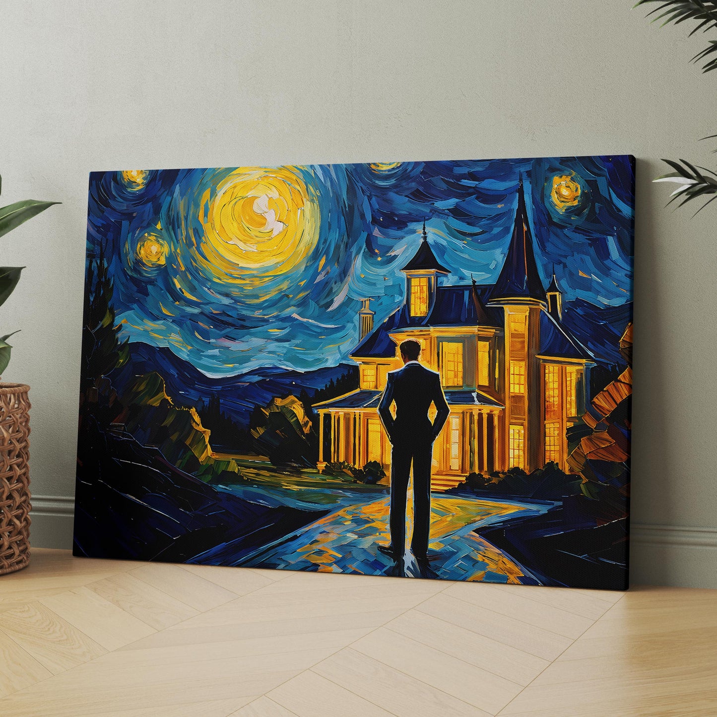 The Great Gatsby as Van Gogh Starry Night