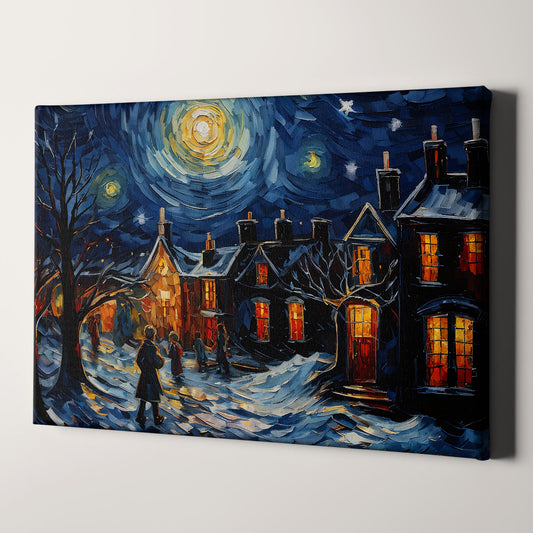 A Christmas Carol as Van Gogh Starry Night