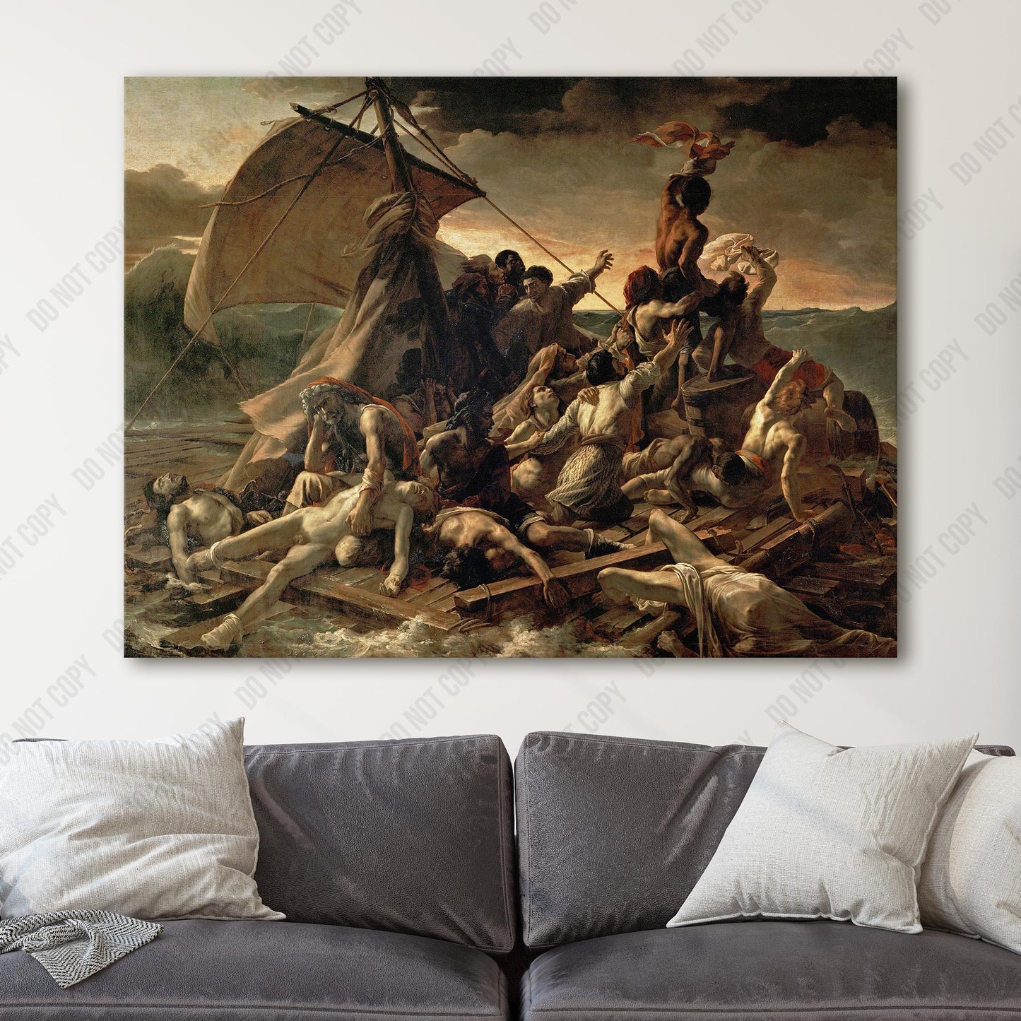 The Raft of the Medusa (1818-1819) by Théodore Géricault