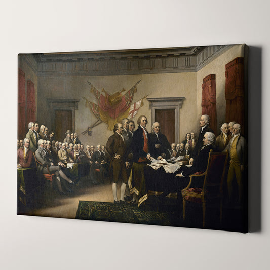 Signing The Declaration of Independence by John Trumbull