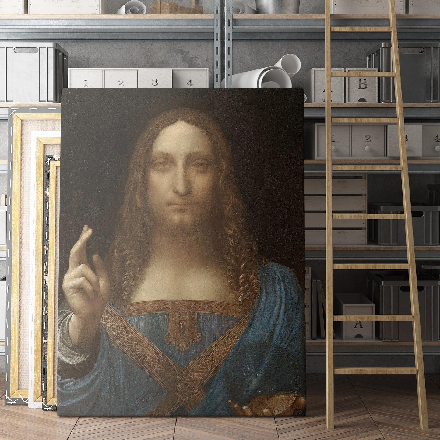 Salvator Mundi, Jesus by Leonardo Da Vinci