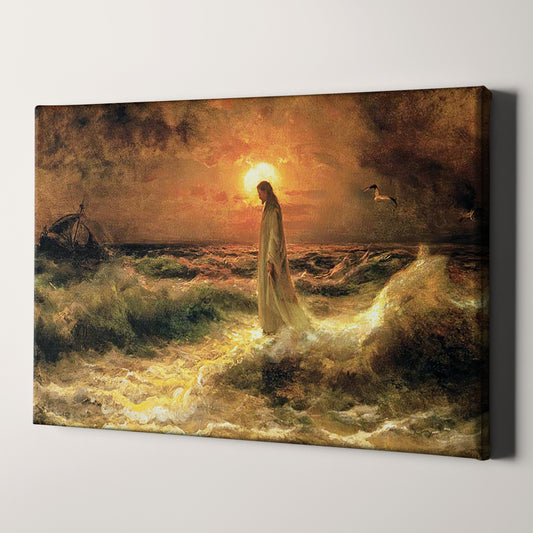 Jesus Christ Walking On Water