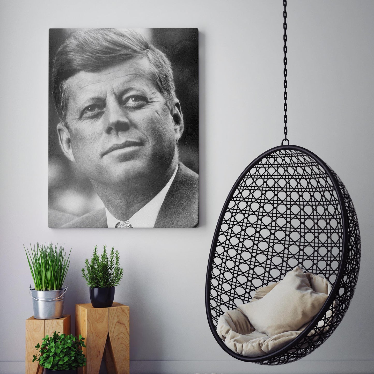 John F Kennedy (JFK) Portrait